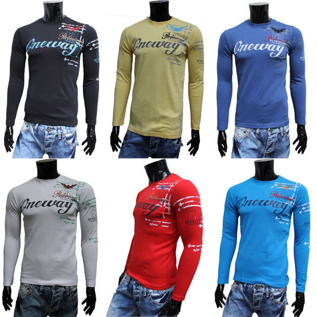 Pullover Langarm Oberteile Shirts Gr. M-XXL