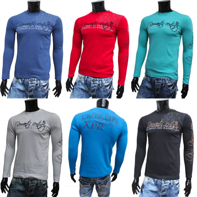 Pullover Langarm Oberteile Shirts Gr. M-XXL