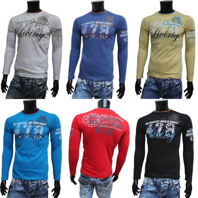 Pullover Langarm Oberteile Shirts Gr. M-XXL