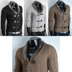 Strick Jacke Langarm Oberteil Gr. M-XXL