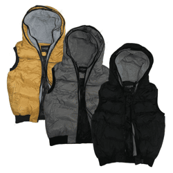 Unisex vest tops with hood size M-3XL