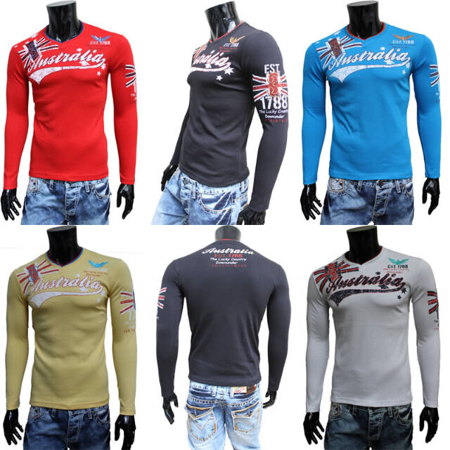 Pullover Langarm Oberteile Shirts Gr. M-XXL