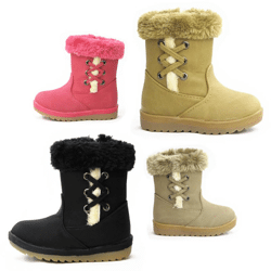 Kinder Fell Stiefel Schuhe Boots Gr. 20-25