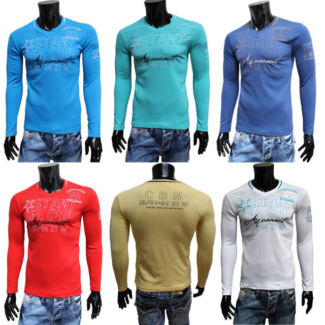 Pullover Langarm Oberteile Shirts Gr. M-XXL