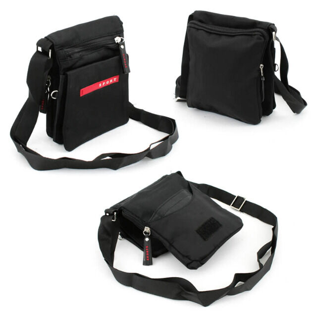 Travel Shopper Bag Umhänge Tasche Schwarz