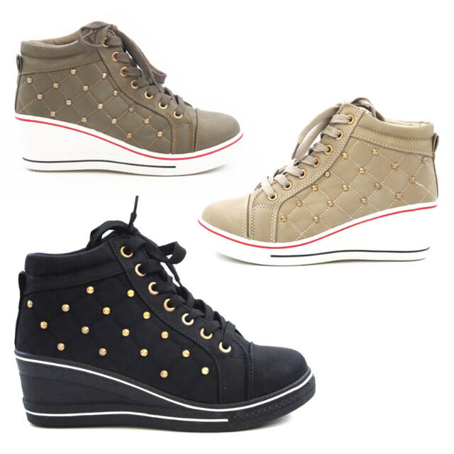 Damen Freizeit Schuhe Sneaker Boots Gr. 36-41