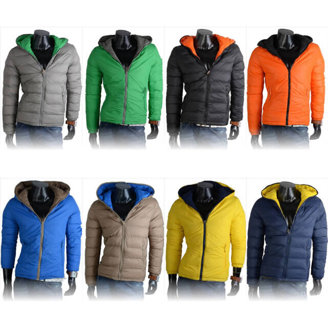 Herren Winter Kapuzen Stepp Jacken