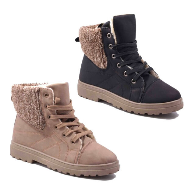 Damen Herbst Winter Stiefel Schuhe Boots