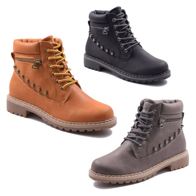 Damen Herbst Winter Stiefel Schuhe Boots