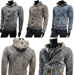 Herren Herbst Winter Hoodie Jacke Pullover