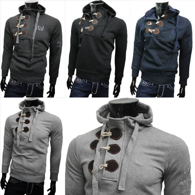 Herren Herbst Winter Hoodie Jacke Pullover