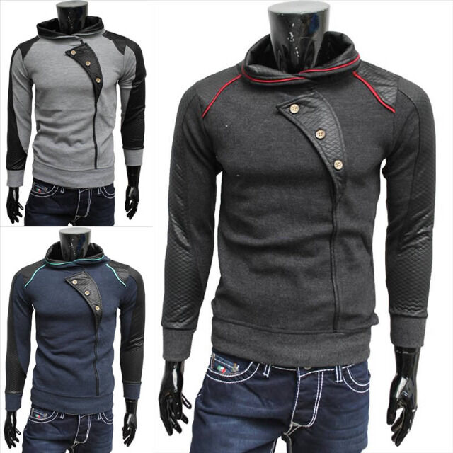 Herren Pullover Langarm Shirts Oberteil