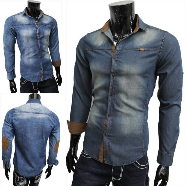 Jeans Business Freizeit Hemden Oberteile