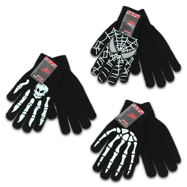 Unisex Damen Herren Handschuhe mit Motiv