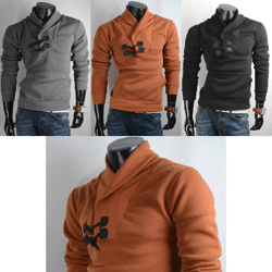 Herren Pullover Langarm Shirts Oberteil