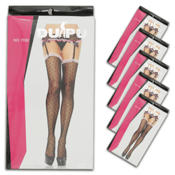 Sexy Damen Dessous Netz Strapse Strümpfe