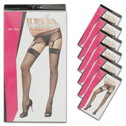 Sexy Damen Dessous Netz Strapse Strümpfe