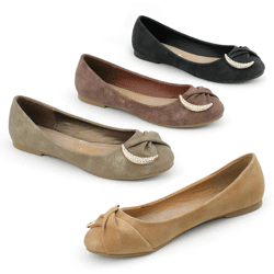 Damen Slipper Halbschuhe Ballerina Sommer