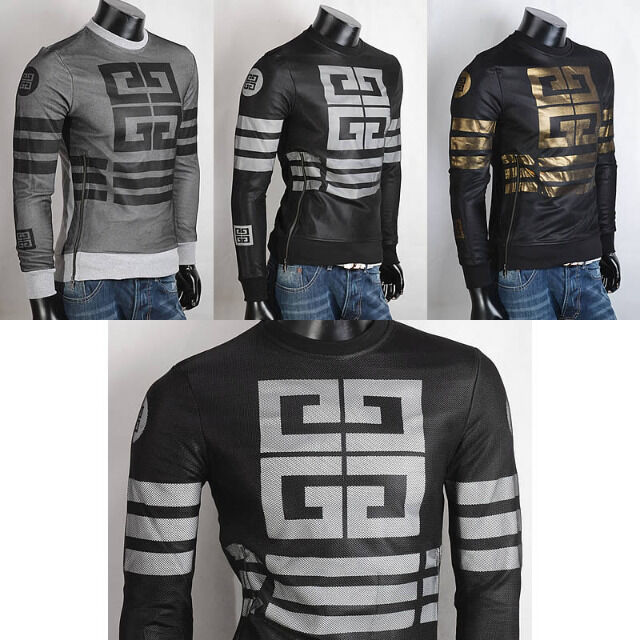 Herren Pullover Langarm Shirts Oberteil