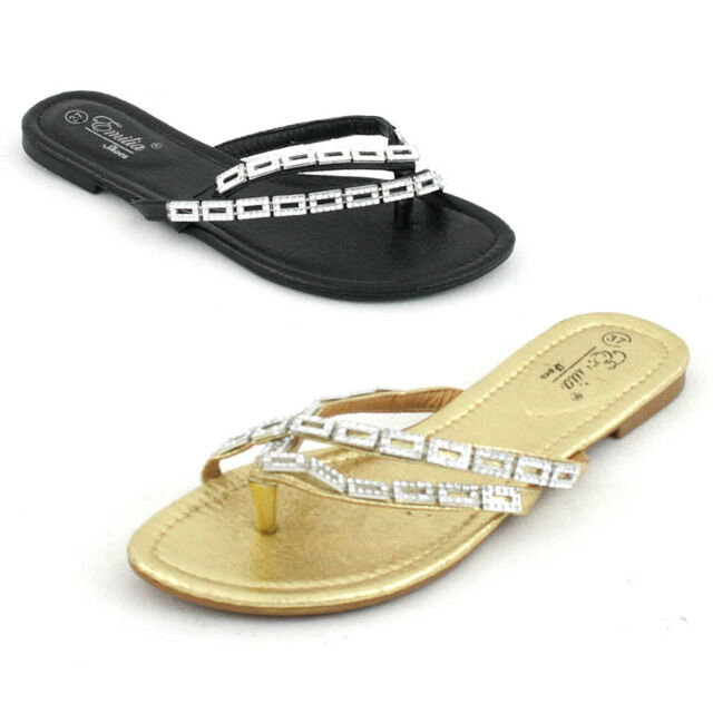 Damen Sommer Sandalen Slipper Schuhe