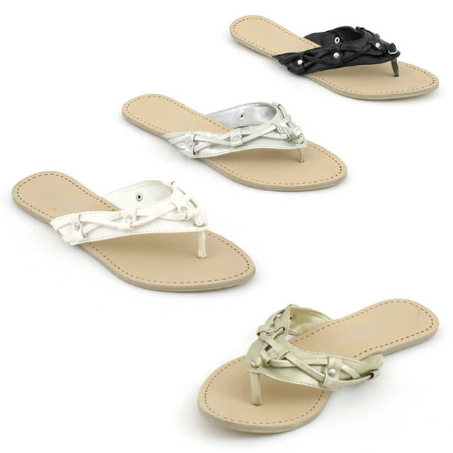 Damen Sommer Sandalen Slipper Schuhe