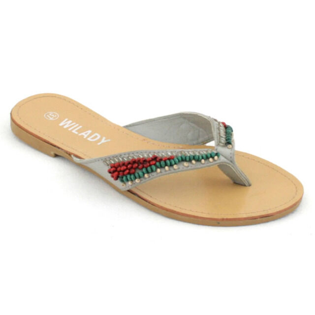 Damen Sommer Sandalen Slipper Schuhe