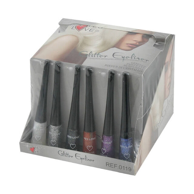 Make-Up Glitzer Eyeliner Augen Schminke