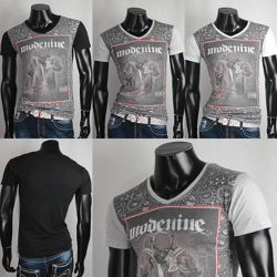 Men's leisure sports summer T-shirts tops