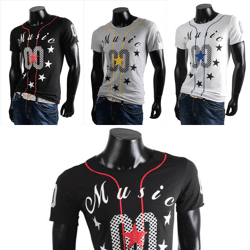 Men's leisure sports T-shirts short sleeve tops