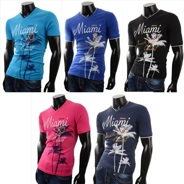 Herren Freizeit Sport T-Shirts Kurzarm Oberteile