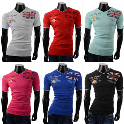 Men's leisure sports T-shirts short sleeve tops