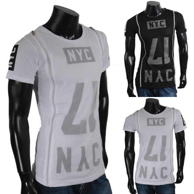 Herren Freizeit Sport T-Shirts Kurzarm Oberteile