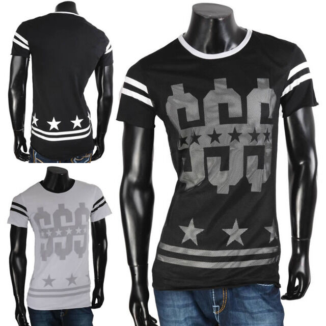 Herren Freizeit Sport T-Shirts Kurzarm Oberteile