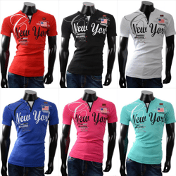 Men's leisure sports T-shirts short sleeve tops
