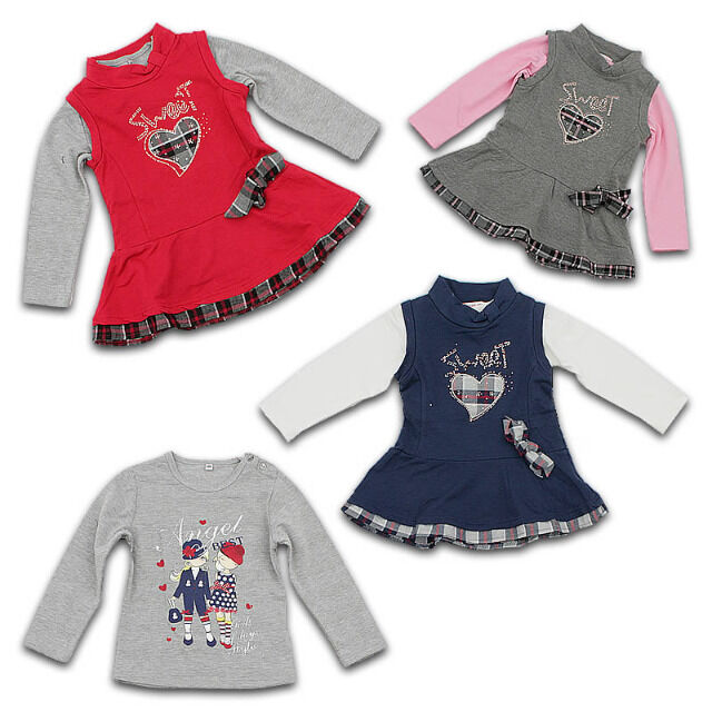 Mädchen Frühjahr Sommer Kleider Oberteile