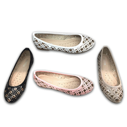 Damen Slipper Halbschuhe Ballerina Schuhe