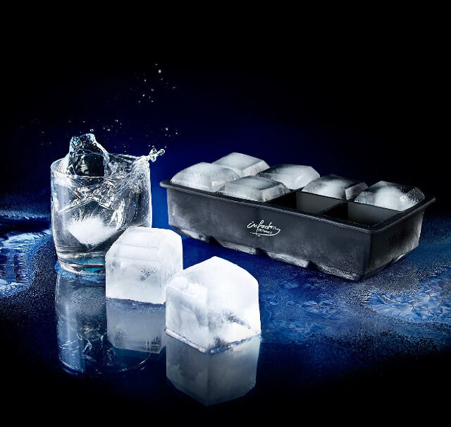 infactory XXXL Jumbo riesen Eisform für 8 Eiswürfel 5x5cm