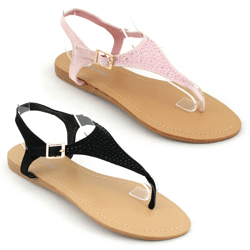 Damen Sommer Sandalen Slipper Schuhe