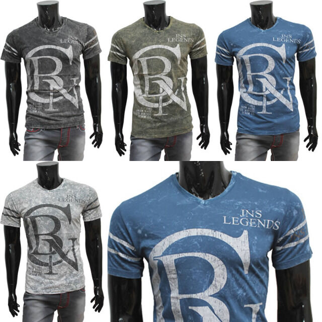 Herren Freizeit Sport T-Shirts Kurzarm Oberteile