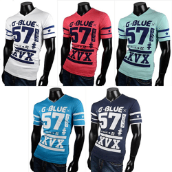 Herren Freizeit Sport T-Shirts Kurzarm Oberteile