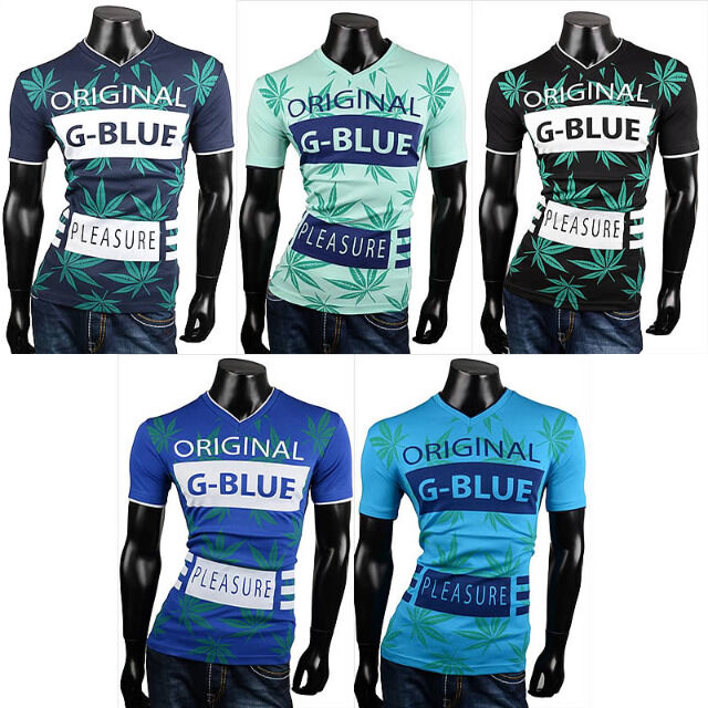 Herren Freizeit Sport T-Shirts Kurzarm Oberteile