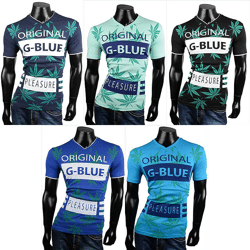 Herren Freizeit Sport T-Shirts Kurzarm Oberteile