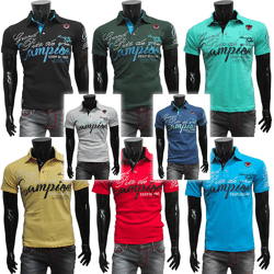 Herren Polo Shirts Kurzarm Oberteile T-Shirts
