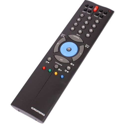 Grundig 7in1 Universal Fernbedienung Infrarot lernfähig programmierbar schwarz