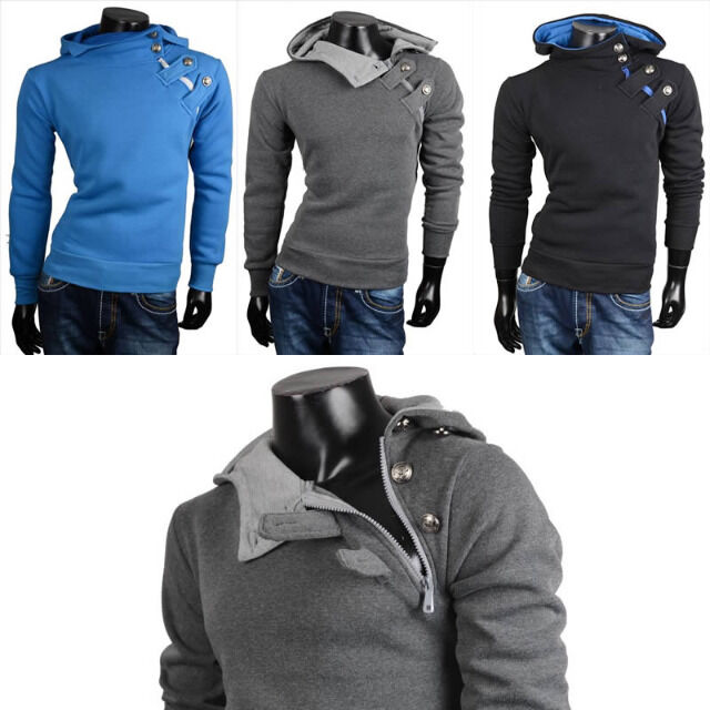 Herren Business Freizeit Pullover Langarm Shirts