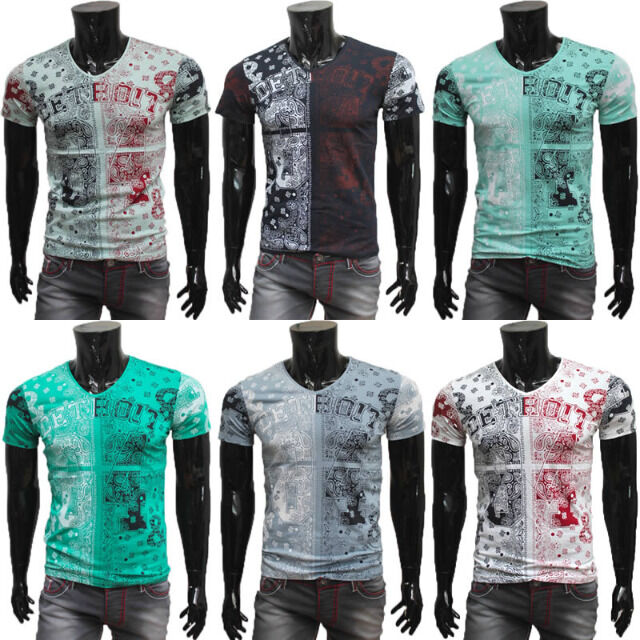 Men's leisure sports T-shirts short sleeve tops