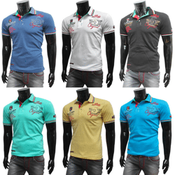 Herren Polo Shirts Kurzarm Oberteile T-Shirts