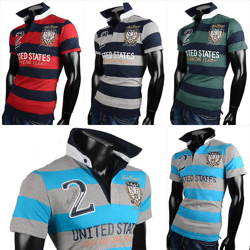 Herren Polo Shirts Kurzarm Oberteile T-Shirts