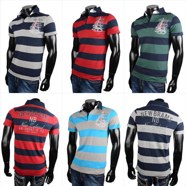 Herren Polo Shirts Kurzarm Oberteile T-Shirts