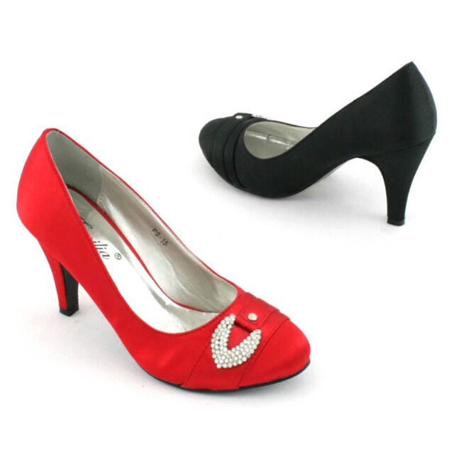 Pumps High Heels Schuhe Glitzeroptik